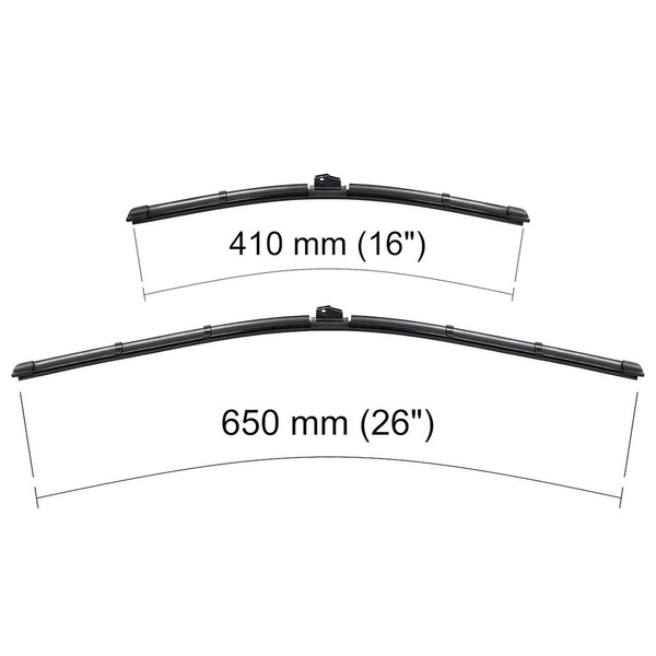 Escobillas limpiaparabrisas para la luna delantera para Opel Adam Hatchback (03.2013-2019) - escobillas plana