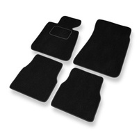 Alfombrillas de Velour adecuadas para BMW 3 M3 I E30 (1985-1992) - alfombras para coche - Premium color negro