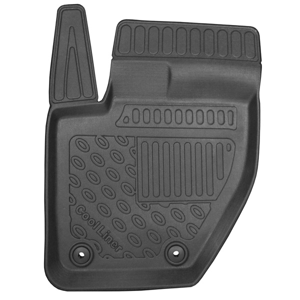 Conjunto de alfombrilla para maletero y alfombrillas para el interior del coche TPE PREMIUM para: Volvo V40 II Hatchback (07.2012-07.2019) - maletero inferior; sin piso doble en el maletero