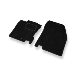 Alfombrillas de Velour adecuadas para Nissan Qashqai II Crossover (2013-2021) - alfombras para coche - Premium color negro