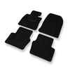 Alfombrillas de Velour adecuadas para Mazda 2 III Hatchback, Berlina (2014-2023) - alfombras para coche - Premium color negro