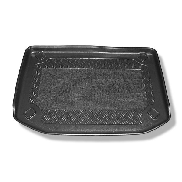 Alfombra para maletero adecuada para Citroen C3 Picasso Monovolumen (2009-10.2017) - Protector maletero - Alfombrilla maletero antideslizante - parte superior del maletero