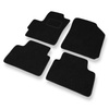 Alfombrillas de fieltro adecuadas para Chevrolet Spark I M200/M250 Hatchback (2005-2009) - alfombras para coche - color negro