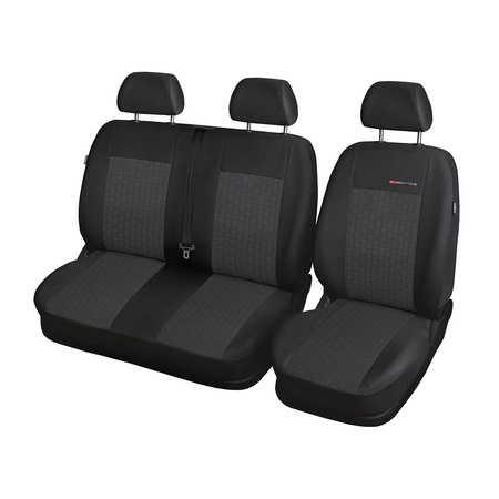 Fundas de asientos hechas a medida para Citroen Jumpy III Furgoneta (2016-....) 2+1 - E1