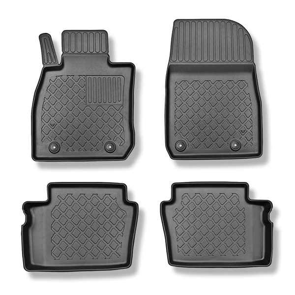 Alfombrillas de TPE adecuadas para Mazda 2 III Hatchback (02.2015-2023) - alfombras para coche