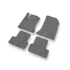 Alfombrillas de Velour adecuadas para Mercedes-Benz GLA X156 SUV (2013-2019) - alfombras para coche - Premium color gris