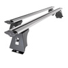 Portaequipajes de techo adecuadas para Fiat Ducato IV Furgoneta (2014-....) - baca plata para coche - barras para techo de coche - puntos de montaje - aluminio