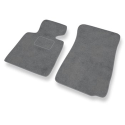 Alfombrillas de Velour adecuadas para BMW Z4 I E85, E86 Coupé, Roadster (2002-2008) - alfombras para coche - Premium color gris