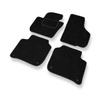 Alfombrillas de Velour adecuadas para Skoda Superb II (2008-2015) - alfombras para coche - Premium color negro