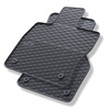 Alfombrillas de goma adecuadas para Audi A3 8V Berlina, Sportback (2012-2020) - alfombras para coche - negro - 2 unidades