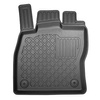 Conjunto de alfombrilla para maletero y alfombrillas para el interior del coche TPE para: Volkswagen Arteon Fastback, Shooting Brake (06.2017-....) - con kit de reparación, sin rueda de repuesto; compartimento derecho desmontable