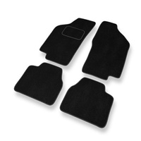 Alfombrillas de Velour adecuadas para Lancia Delta II (1993-1999) - alfombras para coche - Premium color negro