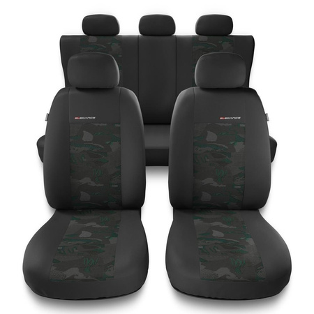 Fundas universales para asientos de coche para Alfa Romeo MiTo (2008-2018) - UNE-GR