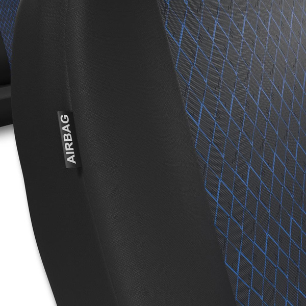 Fundas universales para asientos de coche para Dacia Duster I, II, III (2010-....) - PF-BL