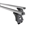 Portaequipajes de techo adecuadas para Iveco Daily III, IV, V, VI Furgoneta (2000-....) - baca plata para coche - barras para techo de coche - puntos de montaje - aluminio