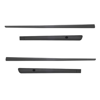 Protectores laterales negros para el coche Honda Accord Berlina (2008-2011) - (longitud de los protectores: 984mm; 670mm)