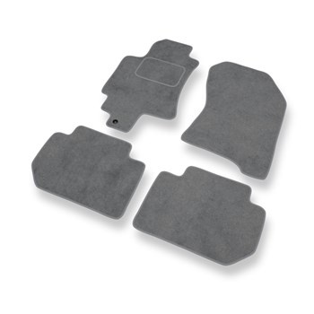 Alfombrillas de Velour adecuadas para Subaru Tribeca II (2007-2014) - alfombras para coche - Premium color gris