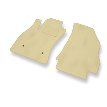 Alfombrillas de Velour adecuadas para Opel Combo D (2011-2018) - alfombras para coche - Premium color beige