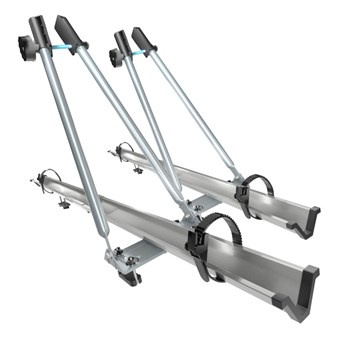 2x Portabicicletas de techo, Soporte para bicicletas para el techo del coche con