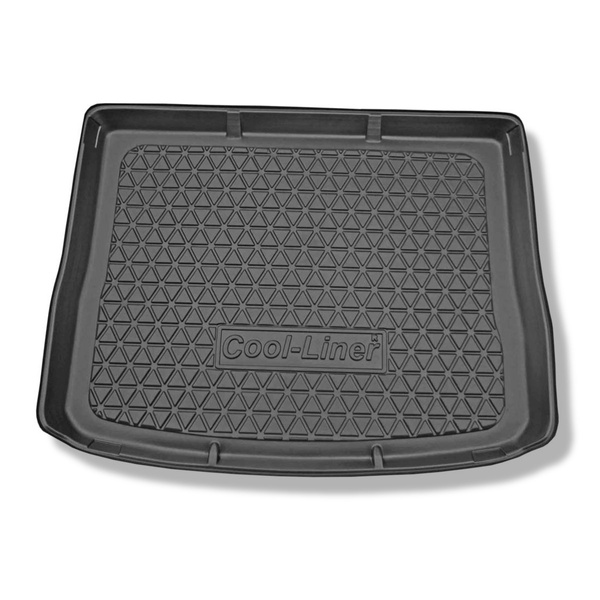 Alfombra para maletero adecuada para Volkswagen Tiguan I SUV (07.2007-04.2016) - Protector maletero - Alfombrilla maletero antideslizante - parte superior del maletero (entrada de carga plana)