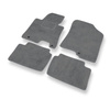 Alfombrillas de Velour adecuadas para Hyundai i30 II Coupé, CW, Hatchback (2012-2017) - alfombras para coche - Premium color gris