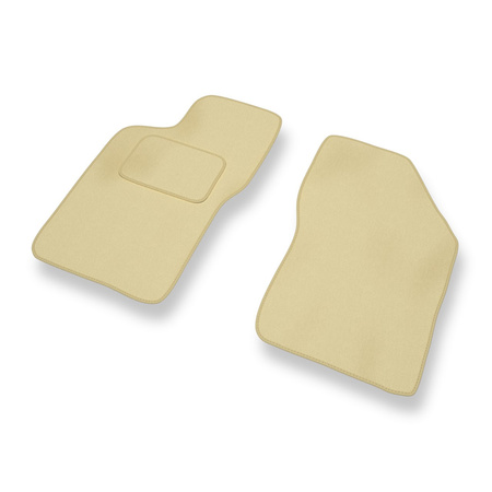 Alfombrillas de Velour adecuadas para Alfa Romeo 155 (1992-1998) - alfombras para coche - Premium color beige