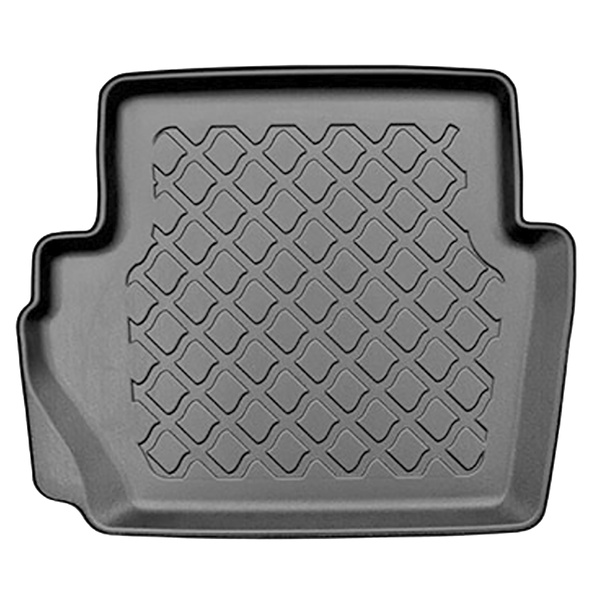 Conjunto de alfombrilla para maletero y alfombrillas para el interior del coche TPE para: Ford Fiesta VIII Hatchback (07.2017-2023) - parte inferior del maletero; modelos sin base móvil en el maletero; también con tracción híbrida