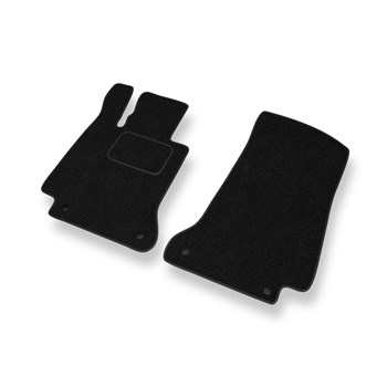 Alfombrillas de fieltro adecuadas para Mercedes-Benz Classe C W205 (2013-2021) - alfombras para coche - color negro