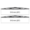 Escobillas limpiaparabrisas para la luna delantera para Ford Scorpio Hatchback, Berlina (1985-1998) - escobillas estándar