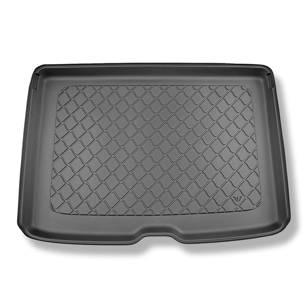 Alfombra para maletero adecuada para Volvo EX30 SUV (12.2023-....) - Protector maletero - Alfombrilla maletero antideslizante - parte superior del maletero; base móvil en la posición más alta