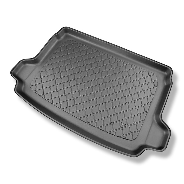 Alfombra para maletero adecuada para Fiat 600e Hatchback (09.2023-....) - Protector maletero - Alfombrilla maletero antideslizante - parte superior del maletero; base móvil en la posición más alta